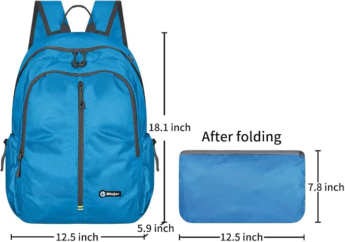 Lightweight Packable Foldable Backpack, Hiking backpack, Travel Backpack - Image 2