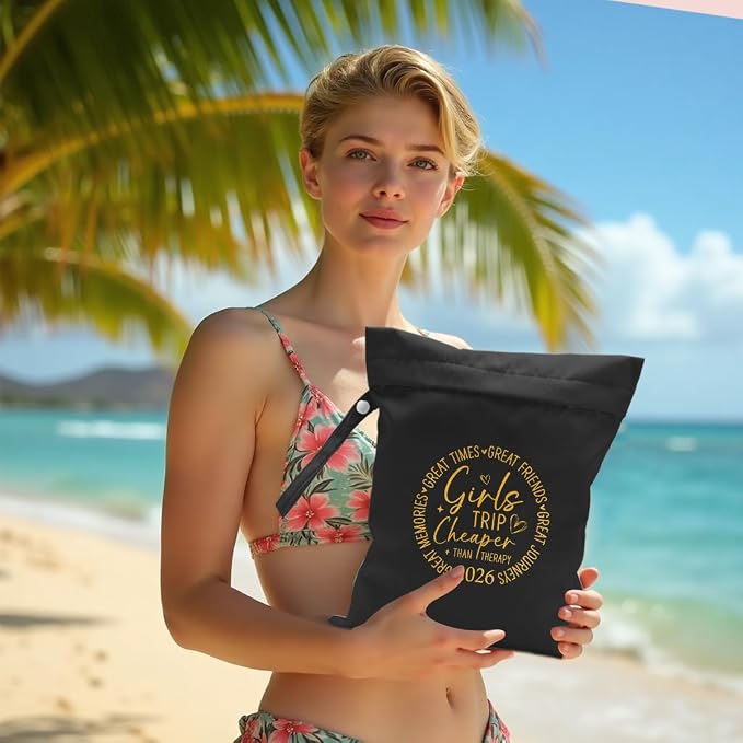 Girls Trip Gifts Wet Dry Bag, Beach Bag Wet Bag Favors, - Image 4