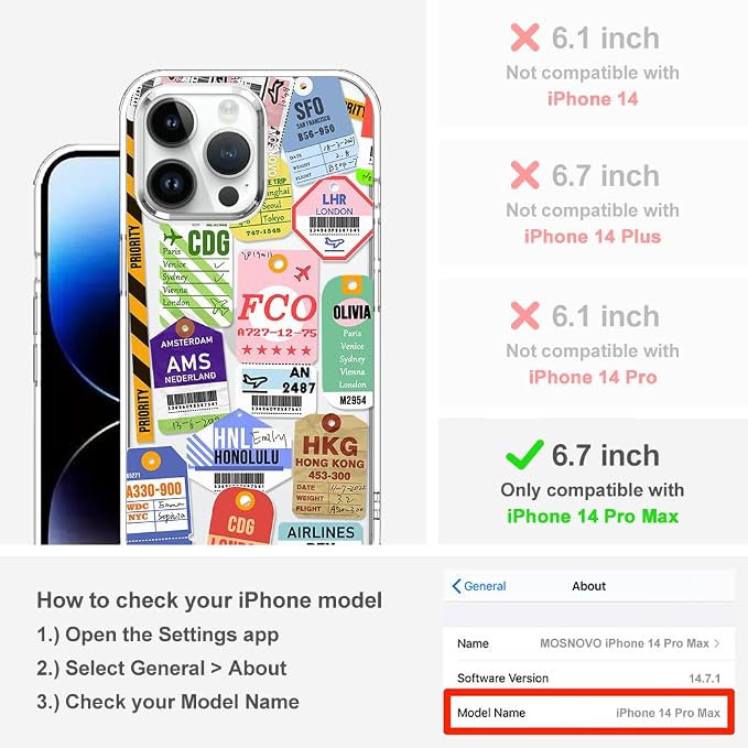 MOSNOVO Case for iPhone 14 Pro Max - Image 2