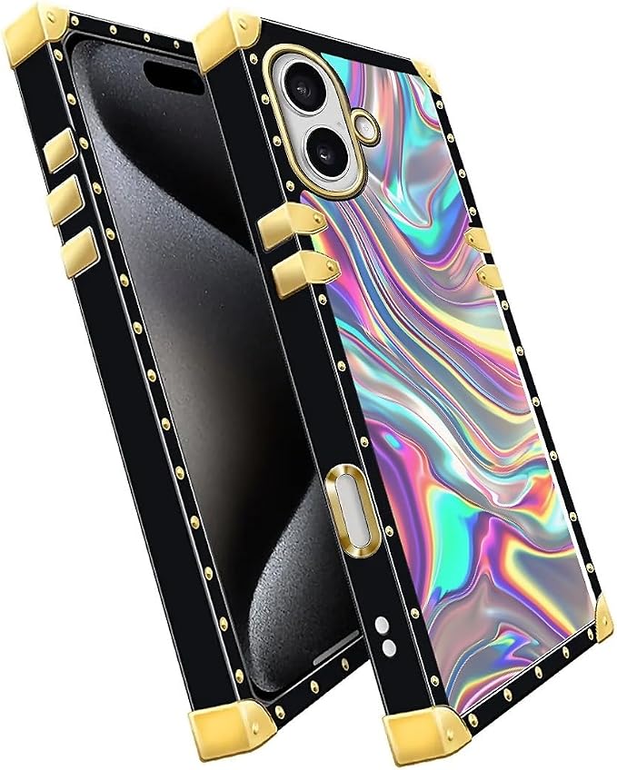 for iPhone 17 Case Luxury Golden Decoration - Image 3
