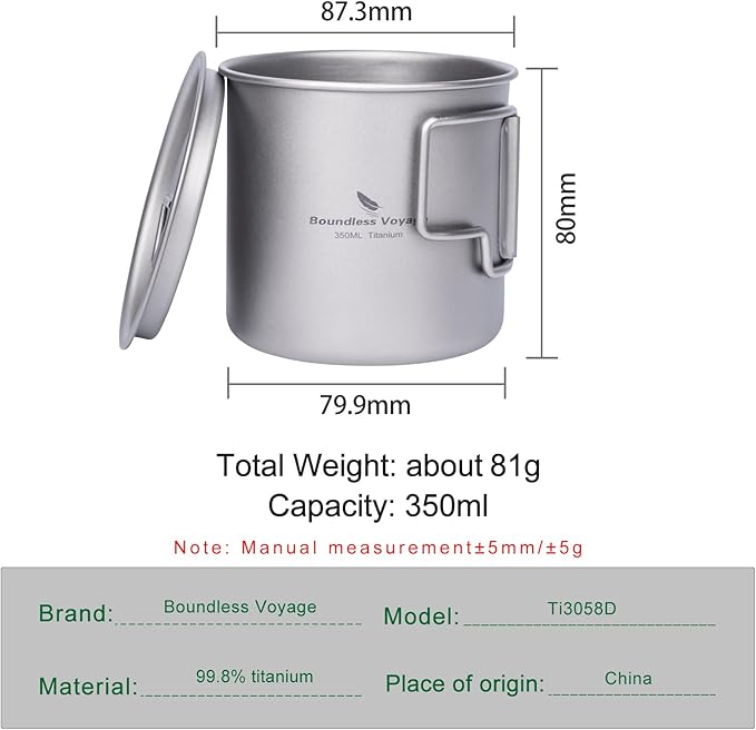 iBasingo 350ml Titanium Cup - Image 2