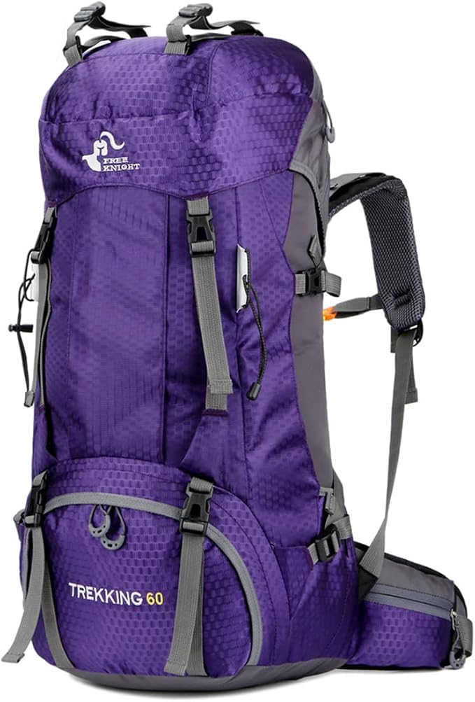 Bseash 60L Waterproof Hiking Camping Backpack by Bseash