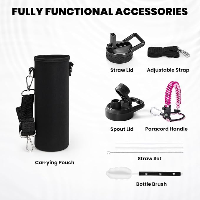 RAYMYLO Insulated Water Bottle 20 oz, Triple Wall Vacuum Stainless Steel - Image 6