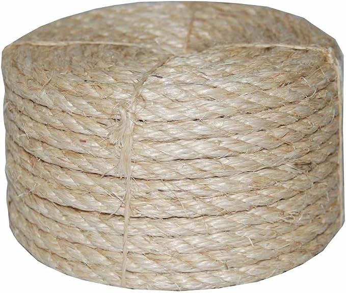 T.W. Evans Cordage Co. 21-410 3/8 in. x 100'. Twisted Sisal Rope by T.W+.+Evans+Cordage+Co.