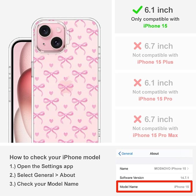 MOSNOVO Case for iPhone 15 - Image 2
