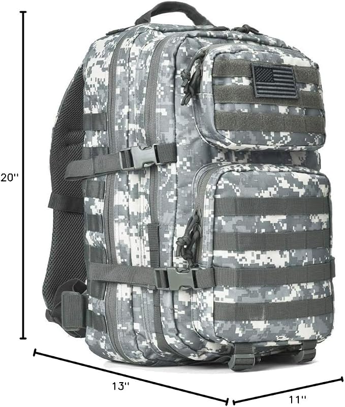 REEBOW GEAR Military Tactical Backpack Large Army 3 Day Assault Pack Molle Bag - Image 8