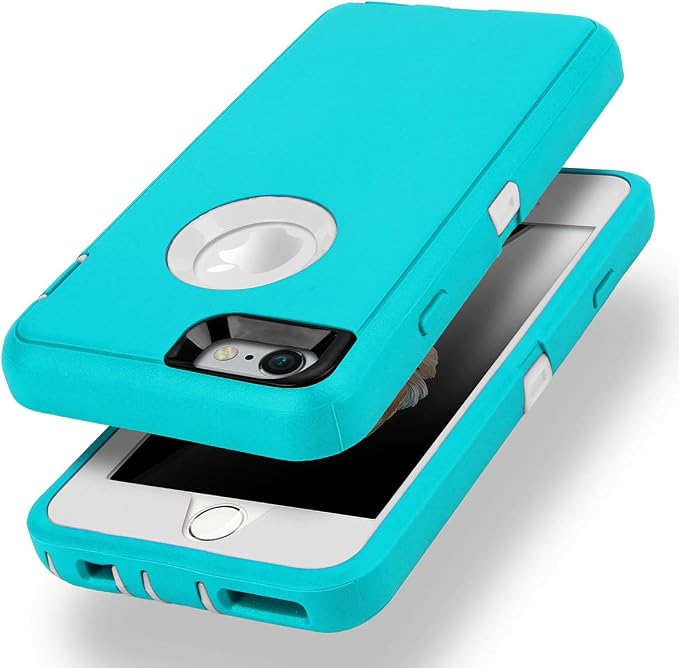 AICase iPhone 6 Case, iPhone 6S Case Built-in Screen Protector Tough 3 in 1 - Image 2