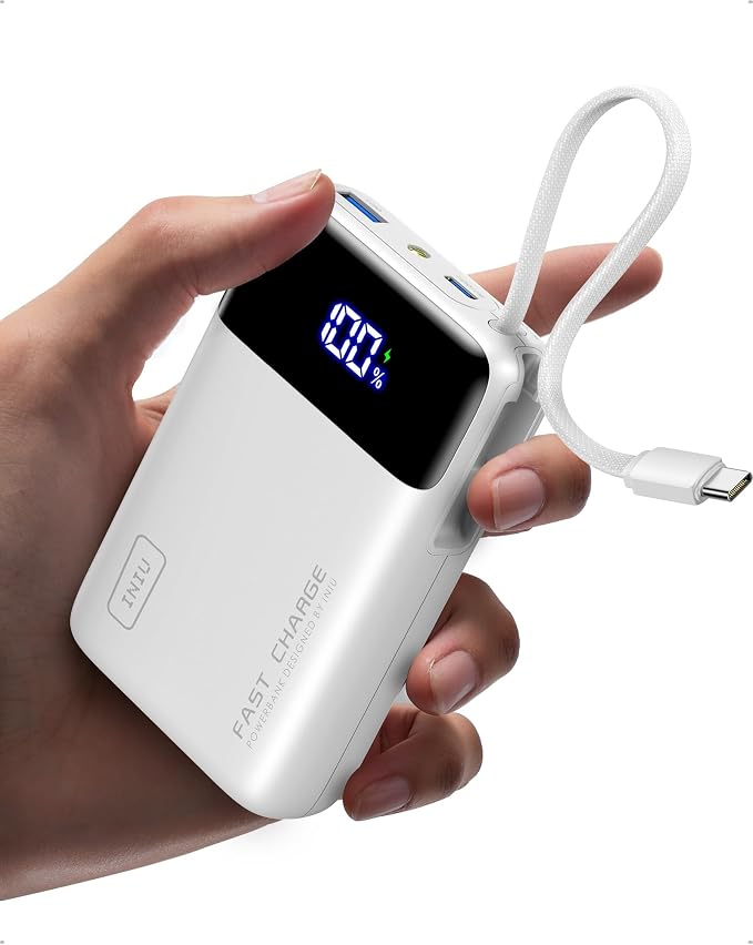 INIU 20000mAh Power Bank, Small Portable Charger, 45W PD Fast Charging Battery by INIU