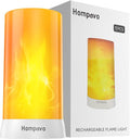 Hompavo 【Upgraded】 LED Flame Lights, 4-Mode Rechargeable Battery Operated by Hompavo