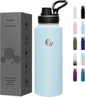 Sports Water Bottle 40oz, Insulated Water Bottle by coktik