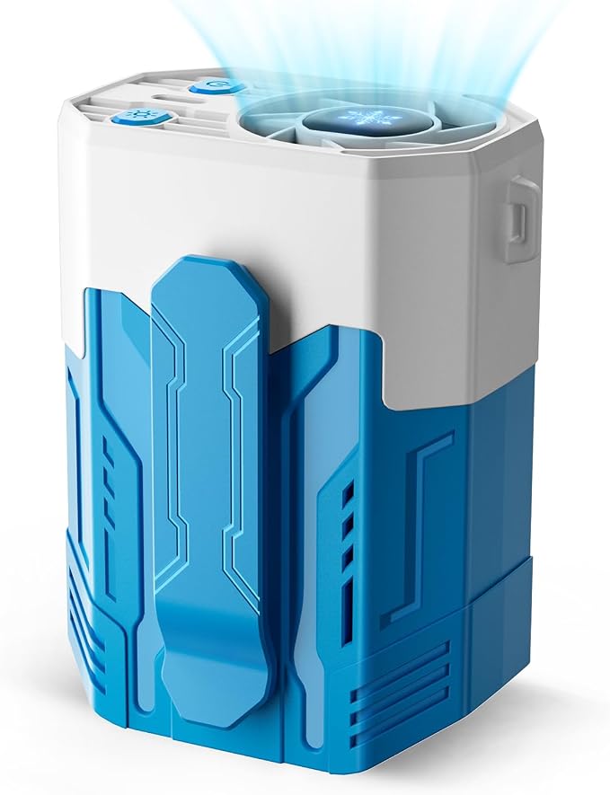 Portable Fan 4000mAh Rechargeable, 4 Speeds 13000RPM Strong Airflow, Personal by Unknown