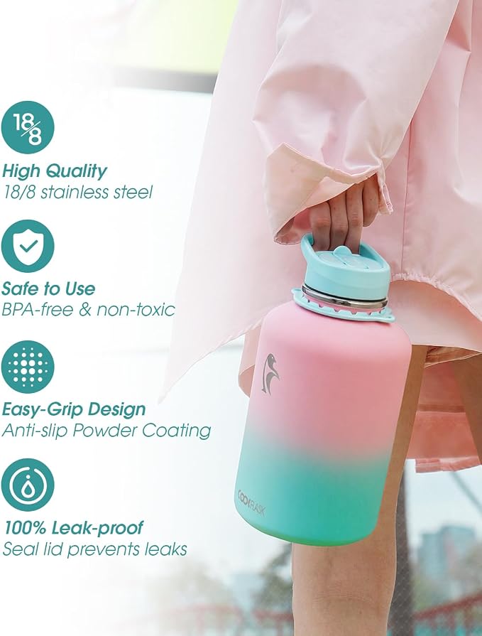 Coolflask Half Gallon Water Bottle - Image 5