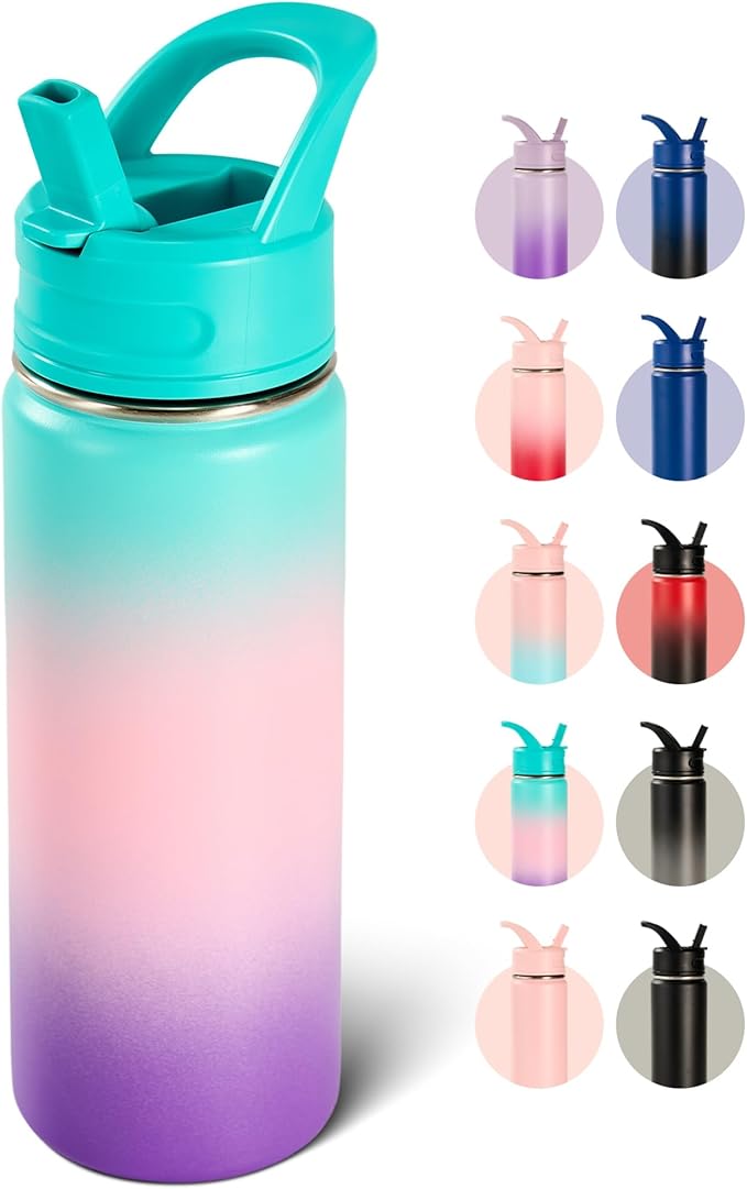 Fijinhom 18oz Insulated Stainless Steel Water Bottle by Fijinhom