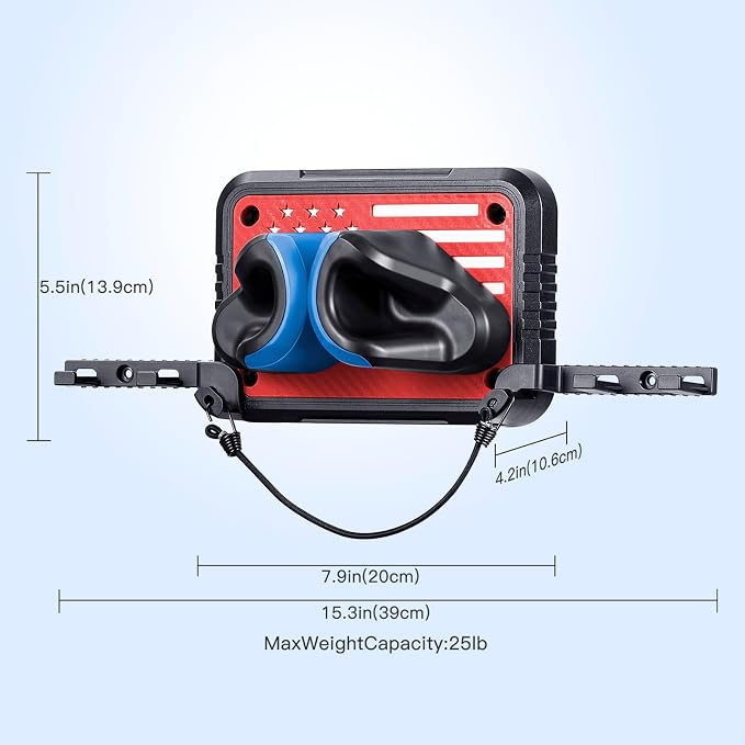 Ski Rack Wall Mount Ski & Snowboard Skateboard Wall Mount Fits Any Board holder - Image 2