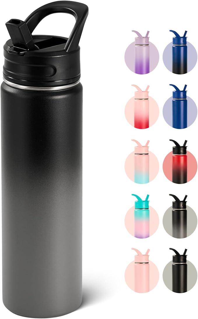 Fijinhom 24oz Insulated Stainless Steel Water Bottle by Fijinhom