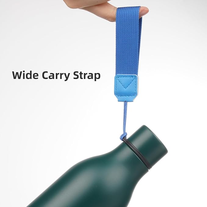 Insulated Water Bottle with Strap, 25 oz Double Wall Stainless Steel Vacuum - Image 4