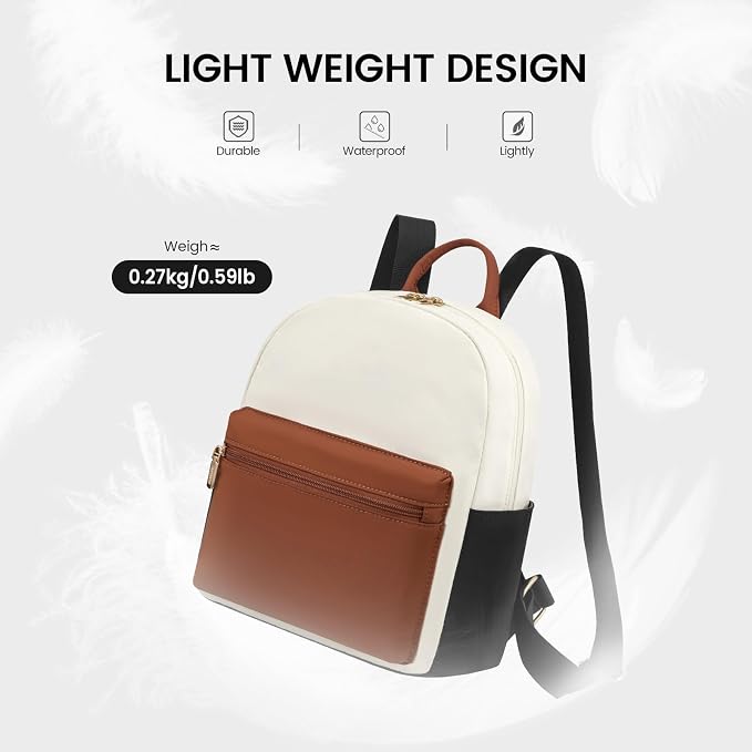LOVEVOOK Mini Backpack for Women Light Weight Small Waterproof Backpack Purses - Image 8