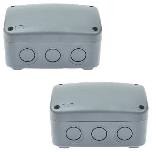 SuperInk IP66 Waterproof Junction Box, Outdoor Electrical Enclosure Box by SuperInk