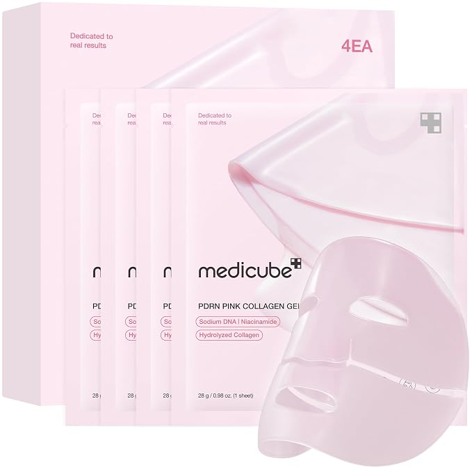 medicube Jelly Gel Mask with Salmon DNA PDRN Pink Collagen | Overnight Face Mask by medicube