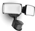 LUTEC 38W 3500 Lumen LED Motion Activated Integrated Dual-Head Floodlight by LUTEC