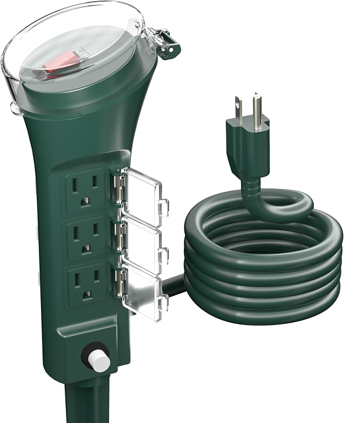 BN-LINK Outdoor 6ft Extension Cord Power Stake by BN-LINK