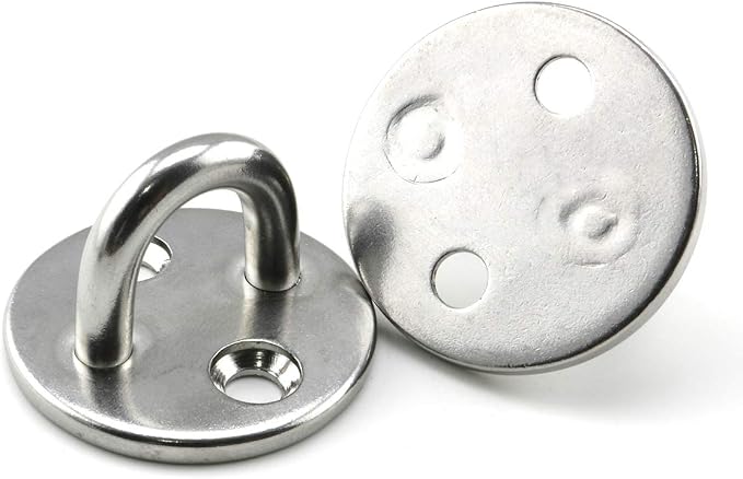 heyous 2 Set M8 Suspension Ceiling Wall Mount U Hook Anchor Hanger Stainless - Image 2
