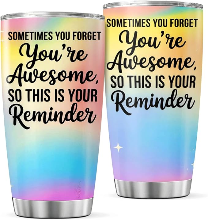 CUBICER Inspirational Quote Sometimes You Forget You'Re Awesome So This Is Your by CUBICER