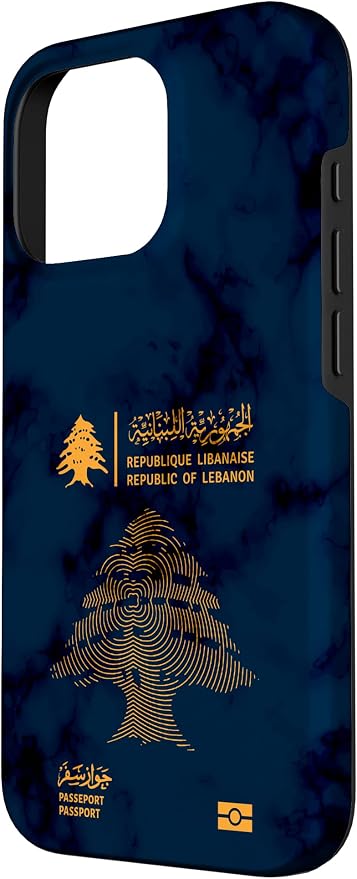 Lebanon, Lebanon Passport, Lebanon Flag, Lebanon map. Case - Image 2