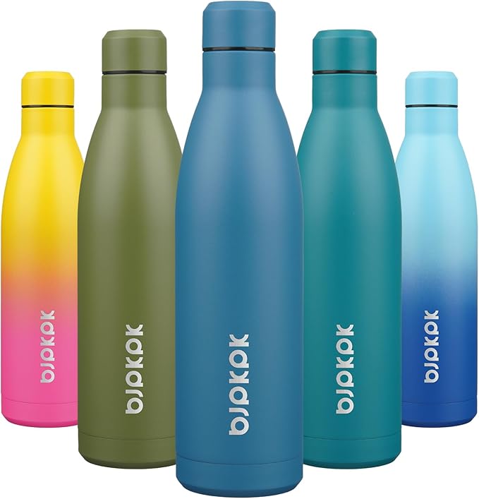 BJPKPK 25oz Insulated Water Bottle Double Wall Vacuum Insulated Stainless Steel by BJPKPK
