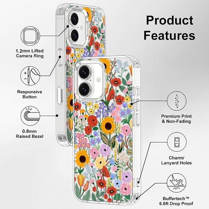 MOSNOVO for iPhone 17 Case | Military Grade 6.6ft Drop Tested | Camera Control - Image 7