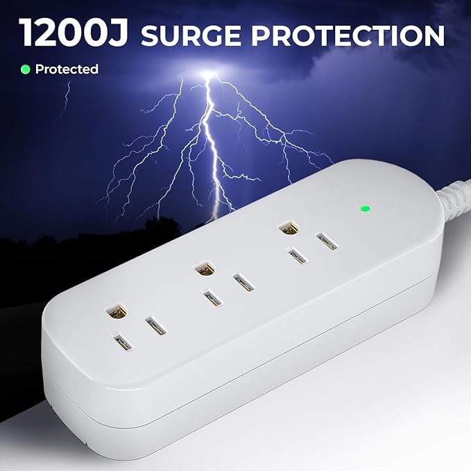 Outdoor Power Strip Weatherproof, IPX6 Waterproof Surge Protector - Image 4