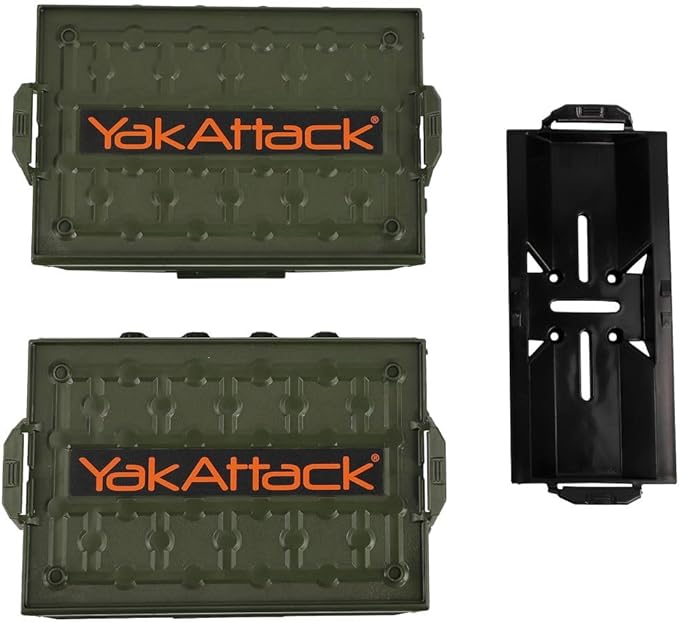 YakAttack TracPak Combo Kit – Ranger Grey | 2 Stackable Storage Boxes + Quick - Image 6