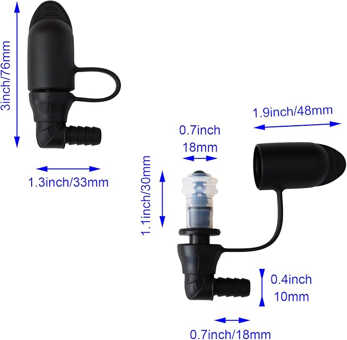 Hydration Bladder Bite Valve Replacement Mouthpiece Fit - Image 2