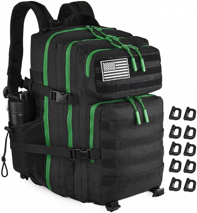 45L Tactical Backpack for Men Women, Military Assault Pack by R.SASR