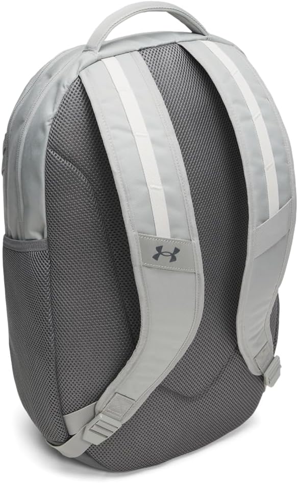Under Armour Unisex Hustle 6.0 Backpack, Titanium/Clay Green/Clay Green - Image 3