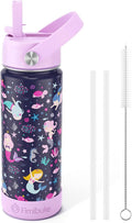 Fimibuke Kids Insulated Water Bottle, 18oz BPA FREE 18/8 Stainless Steel Kids by Fimibuke