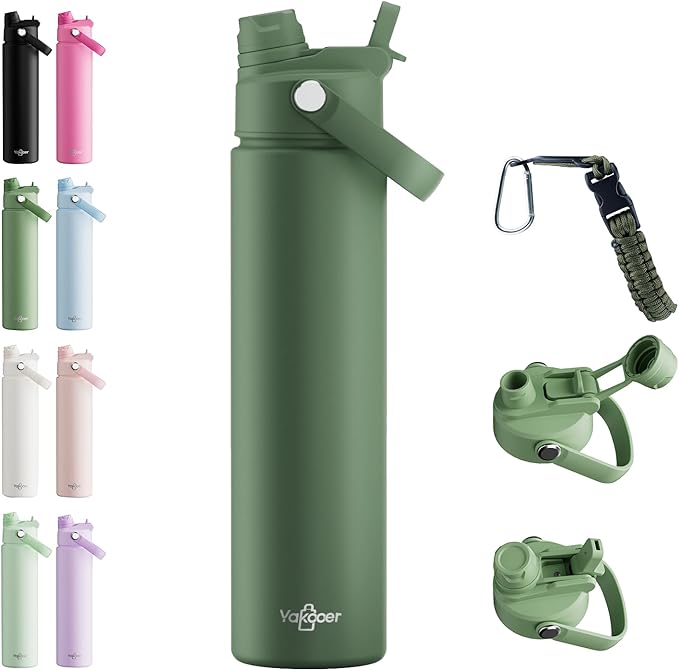 26oz Insulated Water Bottle by Yakooer