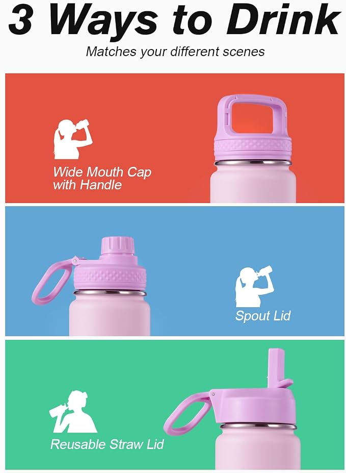 Coolflask Water Bottle 24 oz Insulated - Image 5