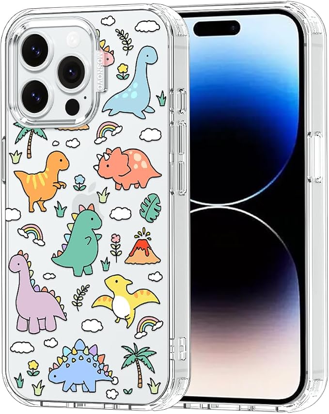 MOSNOVO for iPhone 14 Pro Max Case | Military Grade 6.6ft Drop Tested | Clear by Mosnovo