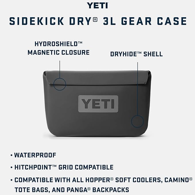 YETI Sidekick Dry Waterproof Gear Case and Bag Accessory - Image 2