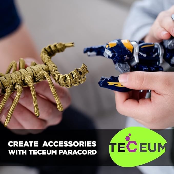 TECEUM 5/32" Paracord Rope 1000 – 1000ft / 200ft / 100ft / 50ft – Tactical - Image 7