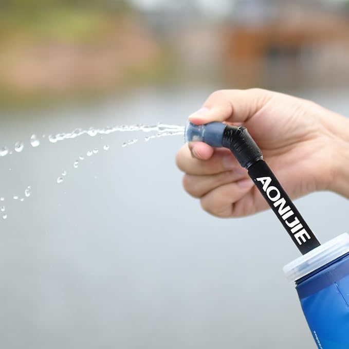 TRIWONDER TPU Soft Folding Water Bottles BPA-Free Collapsible Flask - Image 5