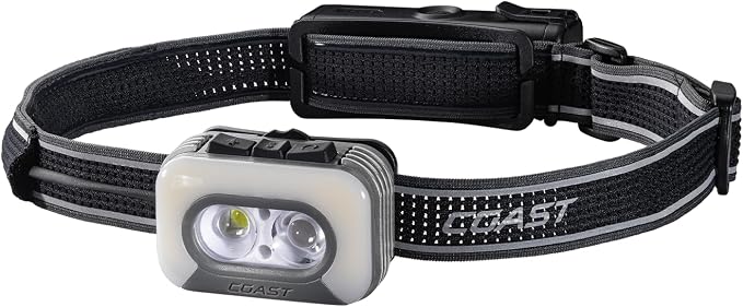 Coast RL35R Voice-Controlled 1100 Lumen Rechargeable LED Headlamp by Coast
