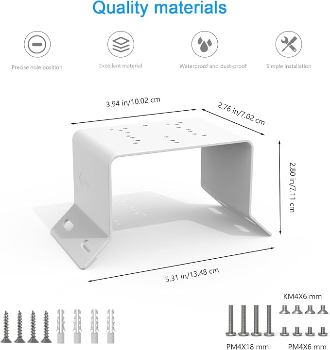 Corner Bracket for Security Camera, Metal Corner Mount Compatible - Image 2