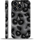 for iPhone 12 Pro Max Case, HL2 Cute Cool Cherry Black Hybrid 2 Layer Hard by Unknown