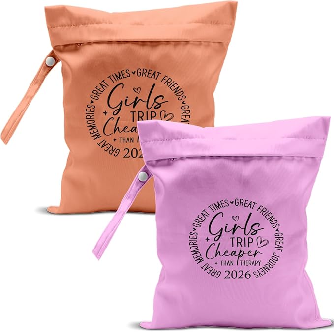2Pcs Girls Trip Gifts Wet Dry Bag, Aloha Beach Bag Wet Bag Favors, Sunscreen by zcyxuuw
