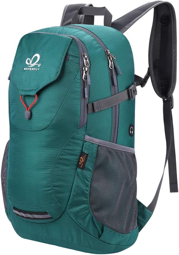 WATERFLY Lightweight Packable Hiking Backpack: 30L Foldable Travel Daypack - Image 8