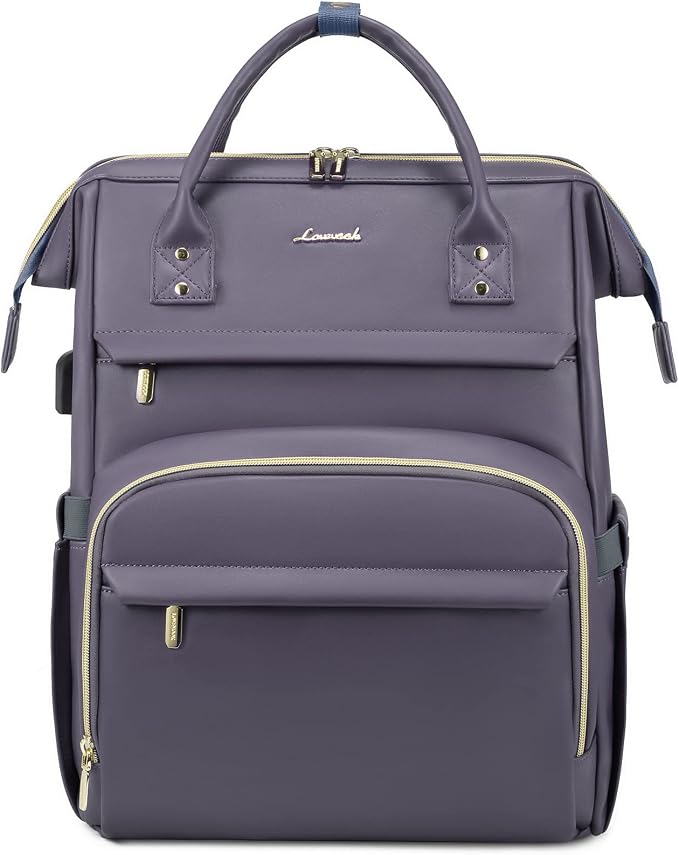 LOVEVOOK Leather Laptop Backpack by LOVEVOOK