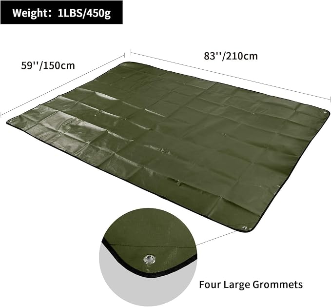 RedSwing 2 Pack Heavy Duty Waterproof Emergency Thermal Tarp, Insulated - Image 2