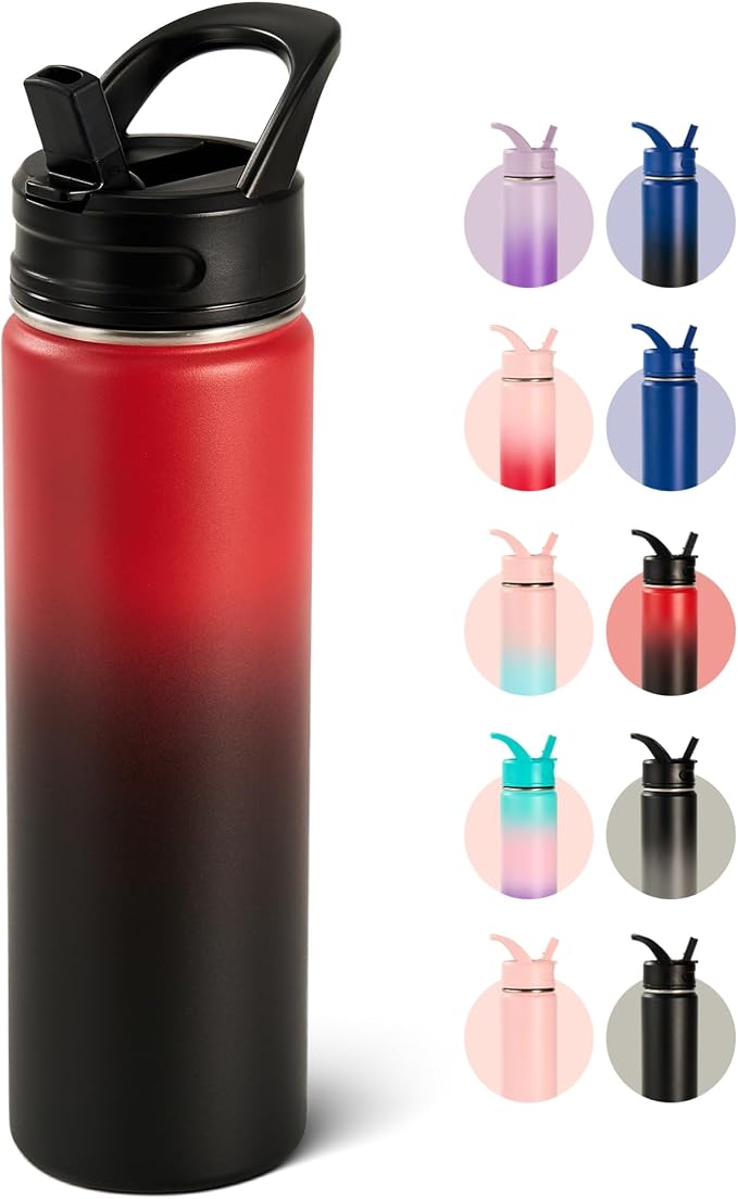 Fijinhom 24oz Insulated Stainless Steel Water Bottle by Fijinhom